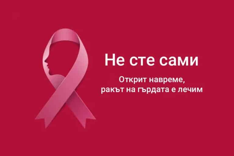 Грижа за живот - кампания за профилактика и превенция срещу рака на гърдата