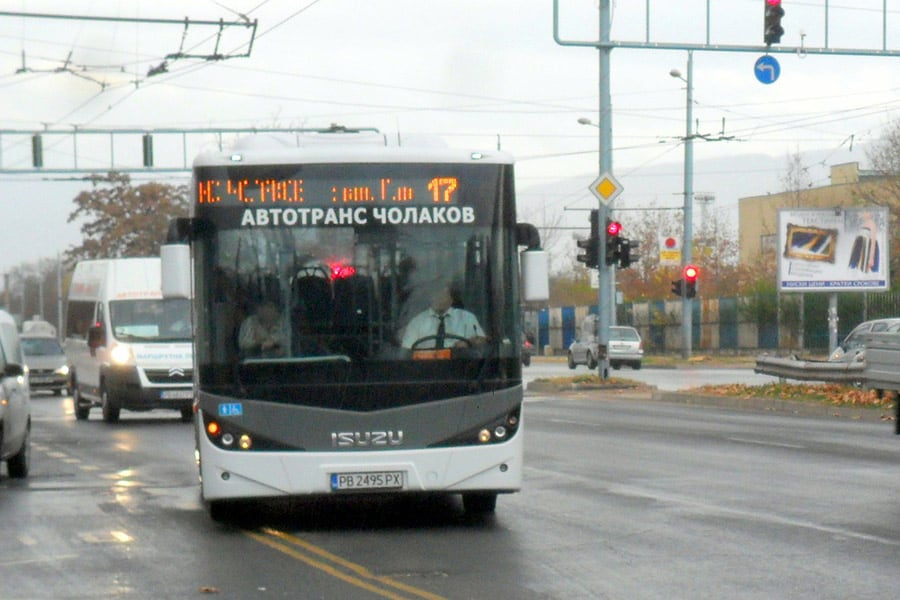 Градски транспорт - автобус - линия 17