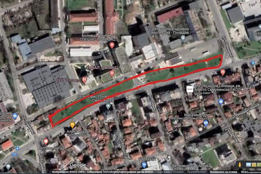 ДБ Пловдив иска отмяна на решението за отдаването на терена пред "Пълмед" за паркинг