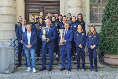 Здравко Димитров поздрави волейболистките на „Марица“ за деветата поредна титла