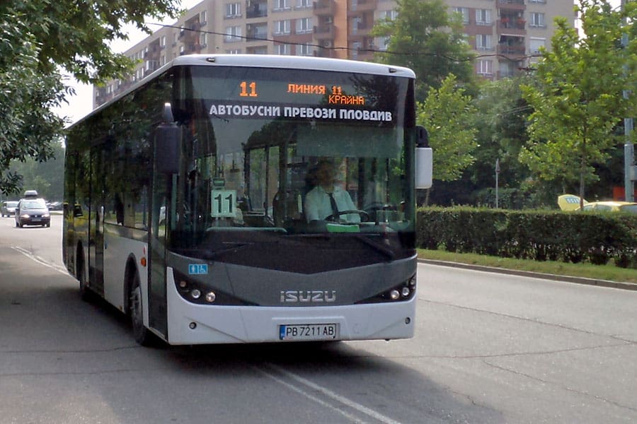 Градски транспорт - автобус - линия 11, маршрут