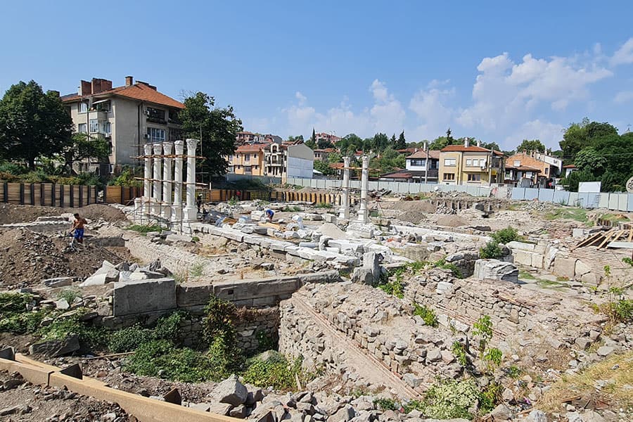 Реставрация на Източната порта на Филипопол в Пловдив