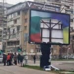 Билбордът на булевард България в Пловдив в подкрепа на украинската кауза е бил разкъсан