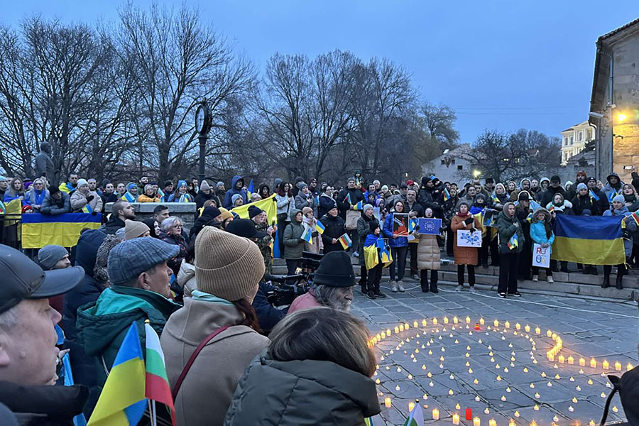 В Пловдив почетоха жертвите от войната в Украйна
